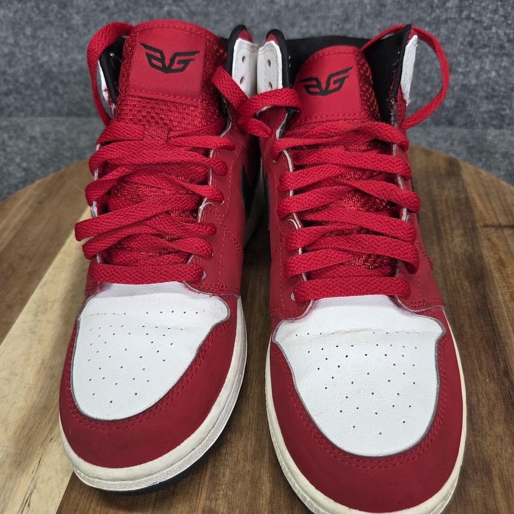 Nike Air Jordan 1 Retro High Shoes Youth‎ Size 4.5Y Gym Red Black 705300-601 - Picture 3 of 12